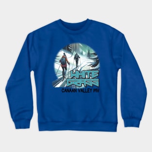 White Grass Blue Crewneck Sweatshirt